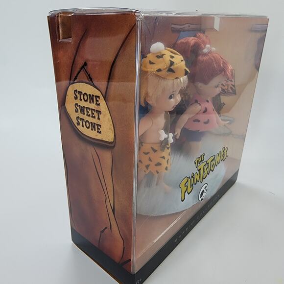 NIB Flintstones Pebbles & Bamm Bamm Barbie Doll Set - Picture 6 of 10